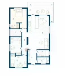 Продается 1-этажный коттедж, 144 м²