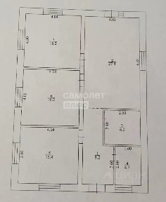 Продается 1-этажный коттедж, 100 м²