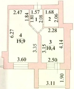 Продается 1-комн. квартира, 37,5 м²