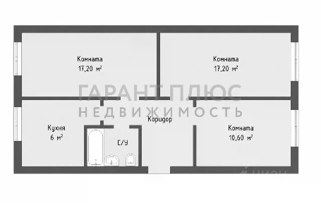 Продается 3-комн. квартира, 60,7 м²