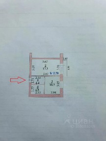 Продается 1-комн. квартира, 36,9 м²