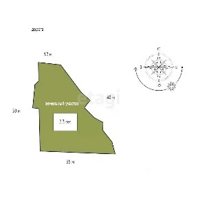 Продается 1-этажный дом, 40 м²
