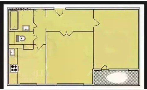 Сдается 2-комн. квартира, 53 м²