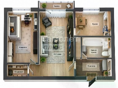 Продается 2-комн. квартира, 44,7 м²