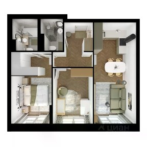 Продается 2-комн. квартира, 58,7 м²
