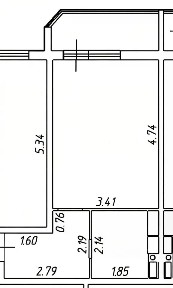 Продается студия, 29 м²