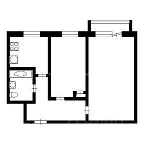 Продается 2-комн. квартира, 43,6 м²