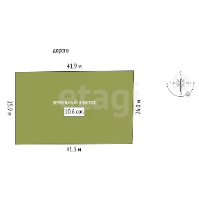 Продается 1-этажный дом, 78 м²