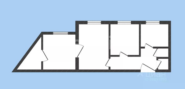 Продается 3-комн. квартира, 67,7 м²