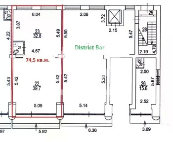 Продается арендный бизнес, 74,5 м²