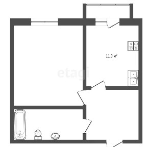 Продается 1-комн. квартира, 39,2 м²