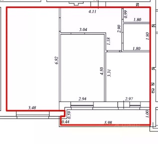 Продается 2-комн. квартира, 61 м²