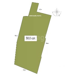 Продается 1-этажный дом, 55,3 м²