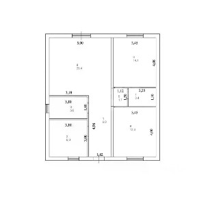 Продается 1-этажный дом, 80,3 м²
