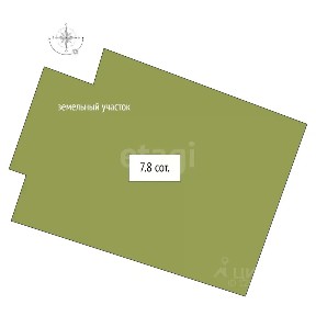 Продается участок, 7,8 сот.