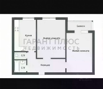 Продается 2-комн. квартира, 50,8 м²