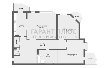 Продается 3-комн. квартира, 116,8 м²
