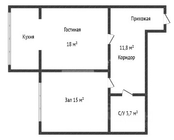 Продается 2-комн. квартира, 50,9 м²