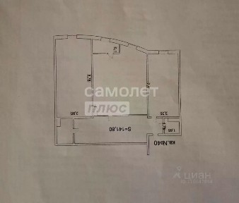 Продается 2-комн. квартира, 141 м²