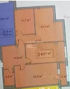 Продается 3-комн. квартира, 87,7 м²