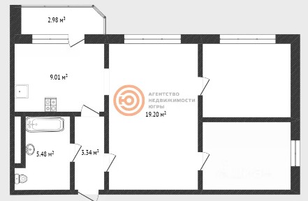 Продается 2-комн. квартира, 56,3 м²