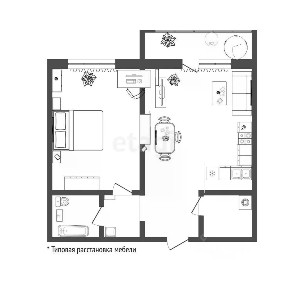 Продается 1-комн. квартира, 38,4 м²