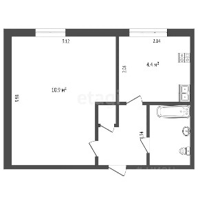 Продается 1-комн. квартира, 20,4 м²