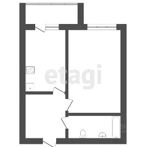Продается 1-комн. квартира, 39,7 м²