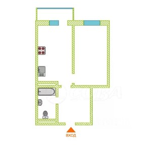 Продается 1-комн. квартира, 39 м²