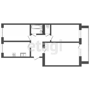 Продается 3-комн. квартира, 65,4 м²