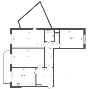 Продается 3-комн. квартира, 92,7 м²