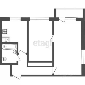 Продается 2-комн. квартира, 41,1 м²