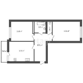 Продается 2-комн. квартира, 63 м²