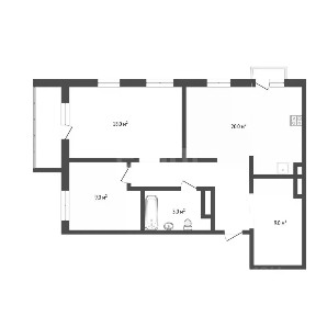 Продается 2-комн. квартира, 72,2 м²