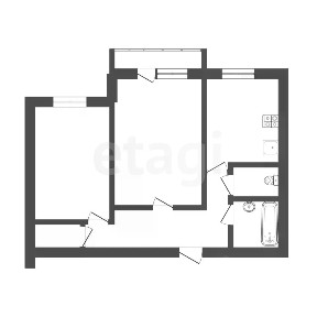 Продается 2-комн. квартира, 50,5 м²