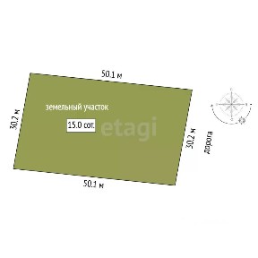 Продается участок, 15 сот.