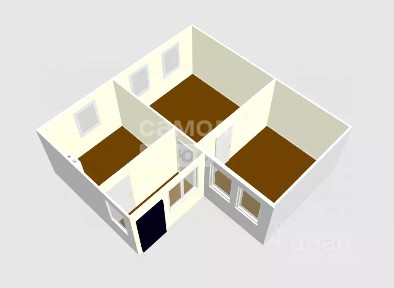 Продается 1-этажный дом, 44,3 м²