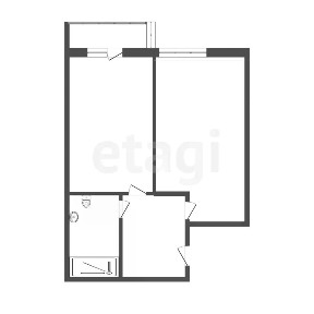 Продается 1-комн. квартира, 40,7 м²