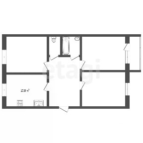 Продается 3-комн. квартира, 66,5 м²