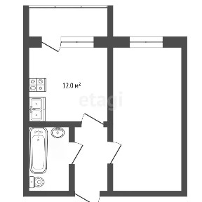 Продается 1-комн. квартира, 40,4 м²