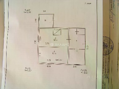 Продается 1-этажный дом, 38,7 м²