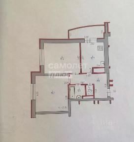 Продается 2-комн. квартира, 66,6 м²