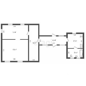 Продается 1-этажный дом, 49,1 м²