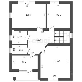 Продается 2-этажный дом, 187,6 м²