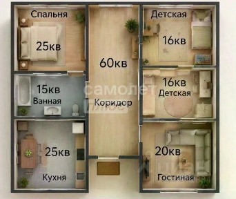Продается 1-этажный дом, 177 м²