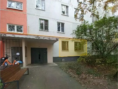 Продается квартира свободной планировки, 46 м²