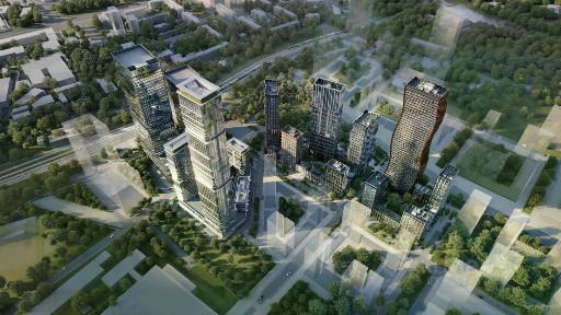 Москва, СЗАО, р-н Покровское-Стрешнево, Ситидзен жилой комплекс, Маяк квартал