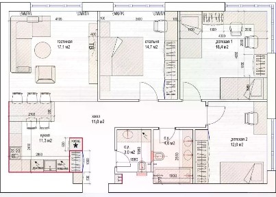 Продается 3-комн. квартира, 90 м²