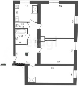 Продается 3-комн. квартира, 73,8 м²