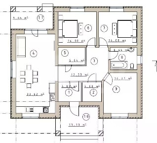 Продается 1-этажный дом, 109 м²